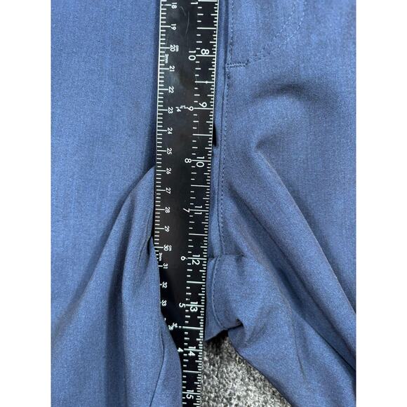 Original Penguin Pants Mens 36x32 Blue Chino Dress Trousers Stretch Work - Picture 8 of 9